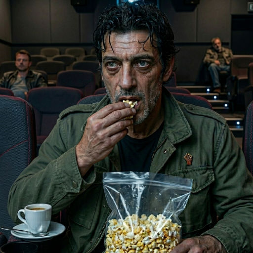 Mateo Varela en una sala de cine