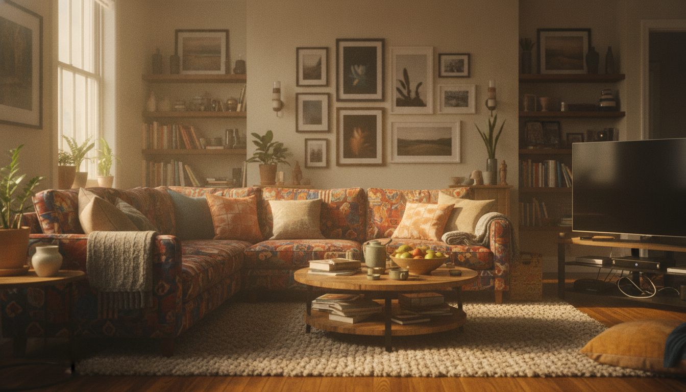 Interior que evoca el cine de Kat Dennings
