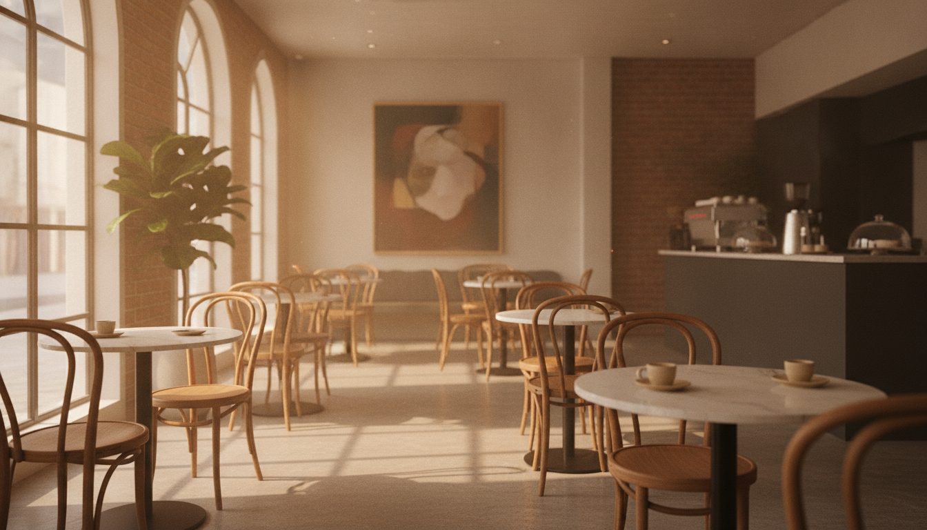 Interior que evoca el cine de Nicholas Galitzine
