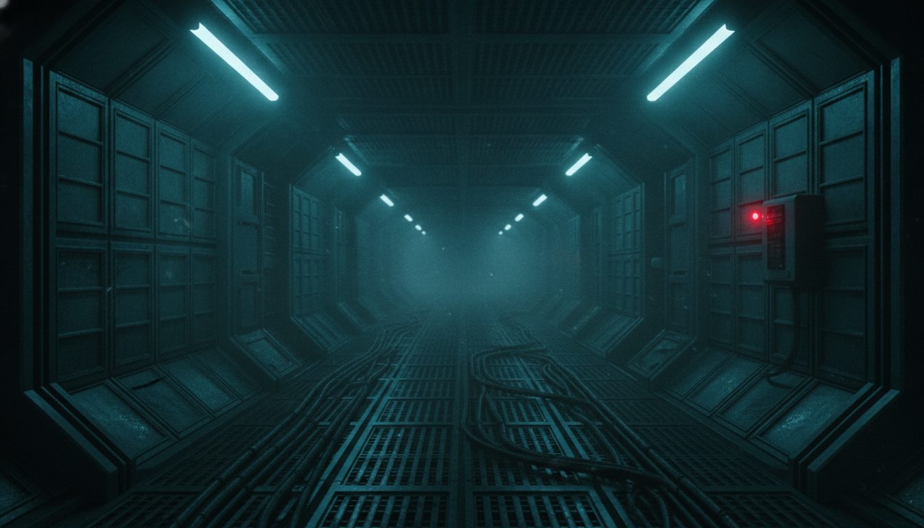 Imagen atmosférica que evoca el mundo de El muro negro (suspense)