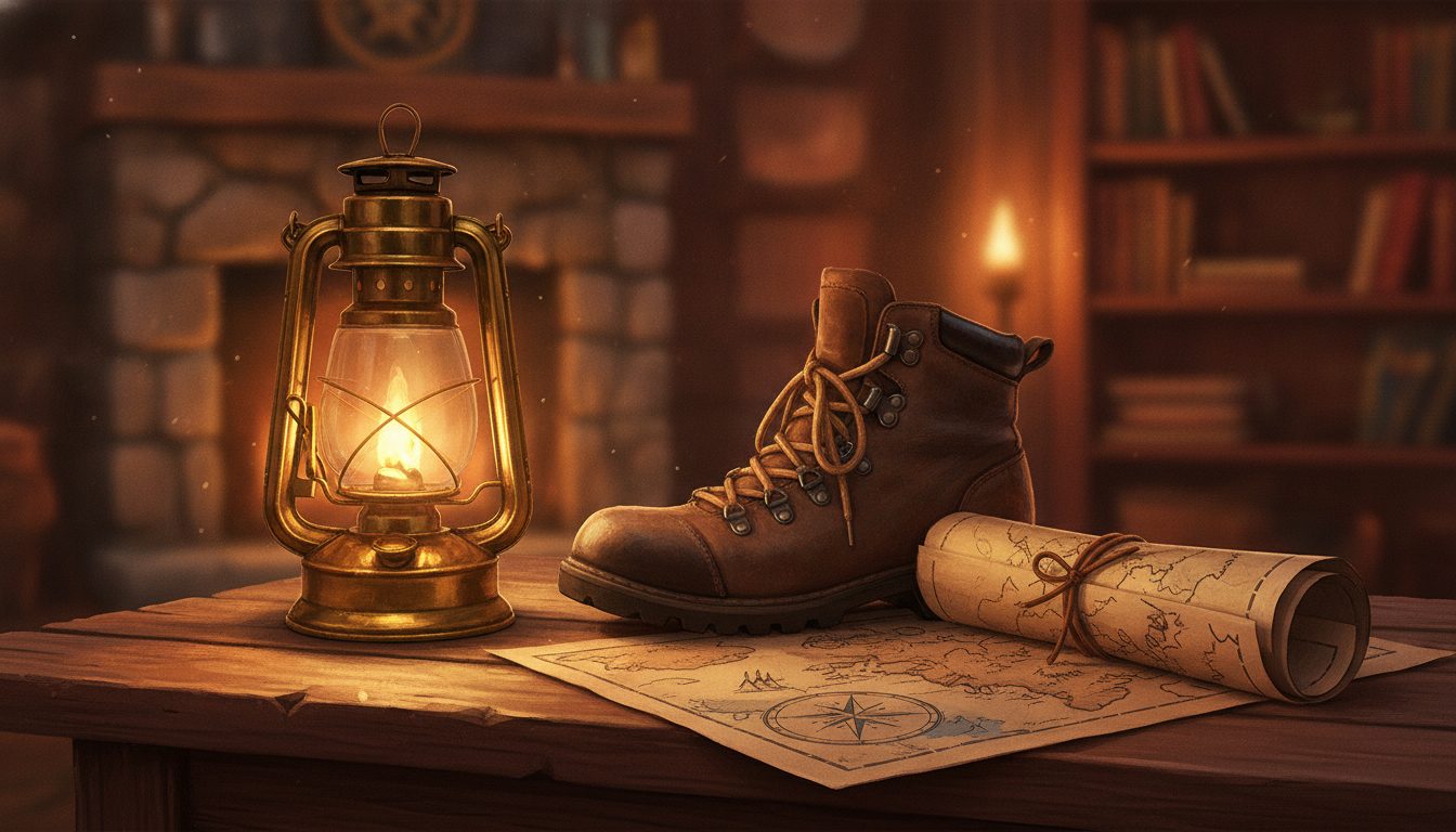 Detalle atmosférico inspirado en el universo de El gato con botas