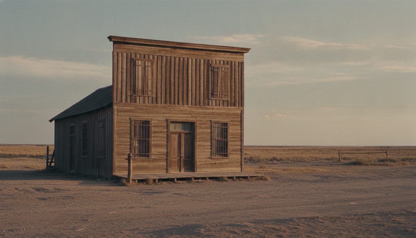Imagen atmosférica que evoca el mundo de Nevada Smith (western)