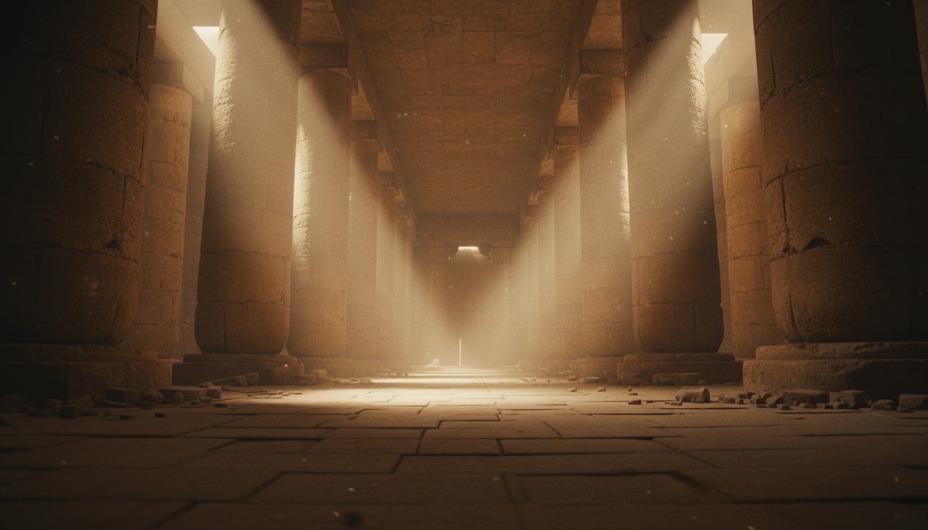 Imagen atmosférica que evoca el mundo de The Acolyte (misterio)