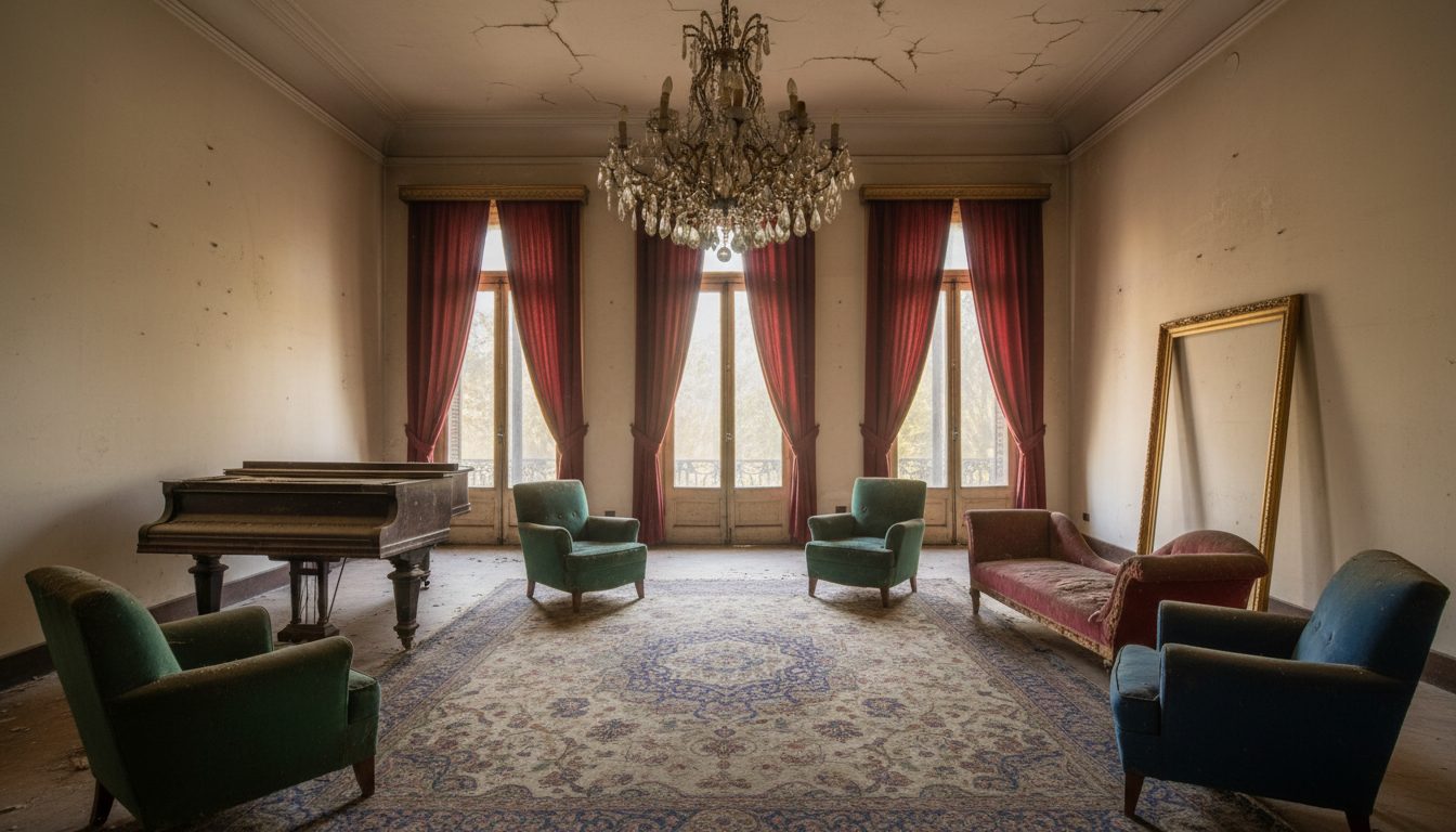 Interior que evoca el cine de Clara Lago