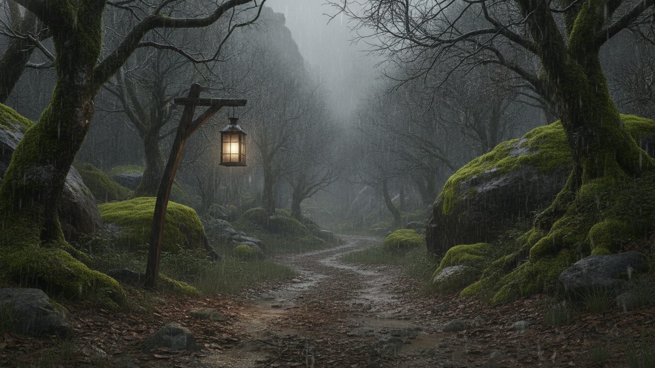 Exterior que evoca el mundo de El laberinto del fauno
