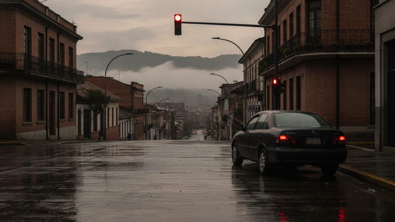 Exterior que evoca el mundo de Hasta que la plata nos separe
