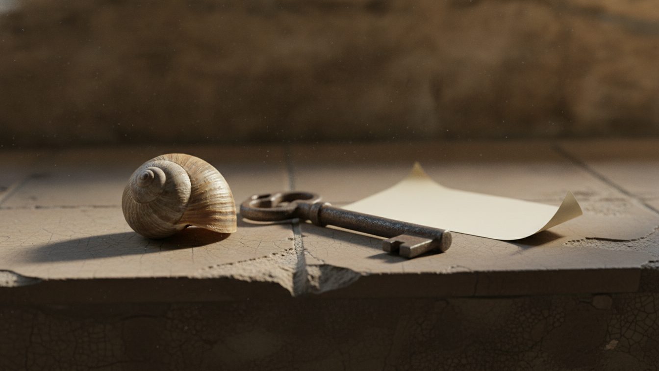 Detalle atmosférico inspirado en el universo de La estrategia del caracol