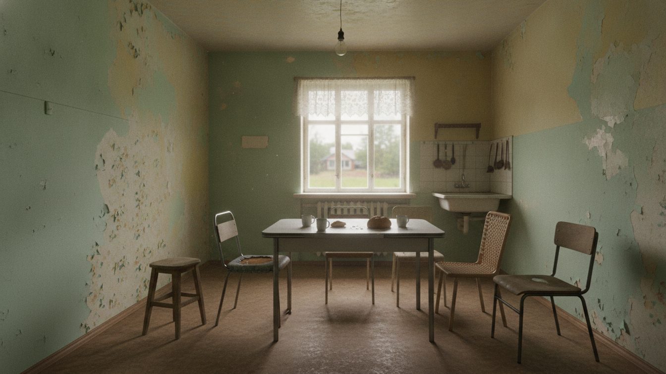 Interior que evoca la atmósfera de Nosotros los nobles