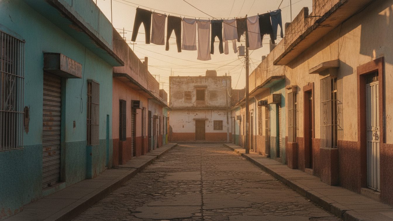 Exterior que evoca el mundo de Nosotros los nobles