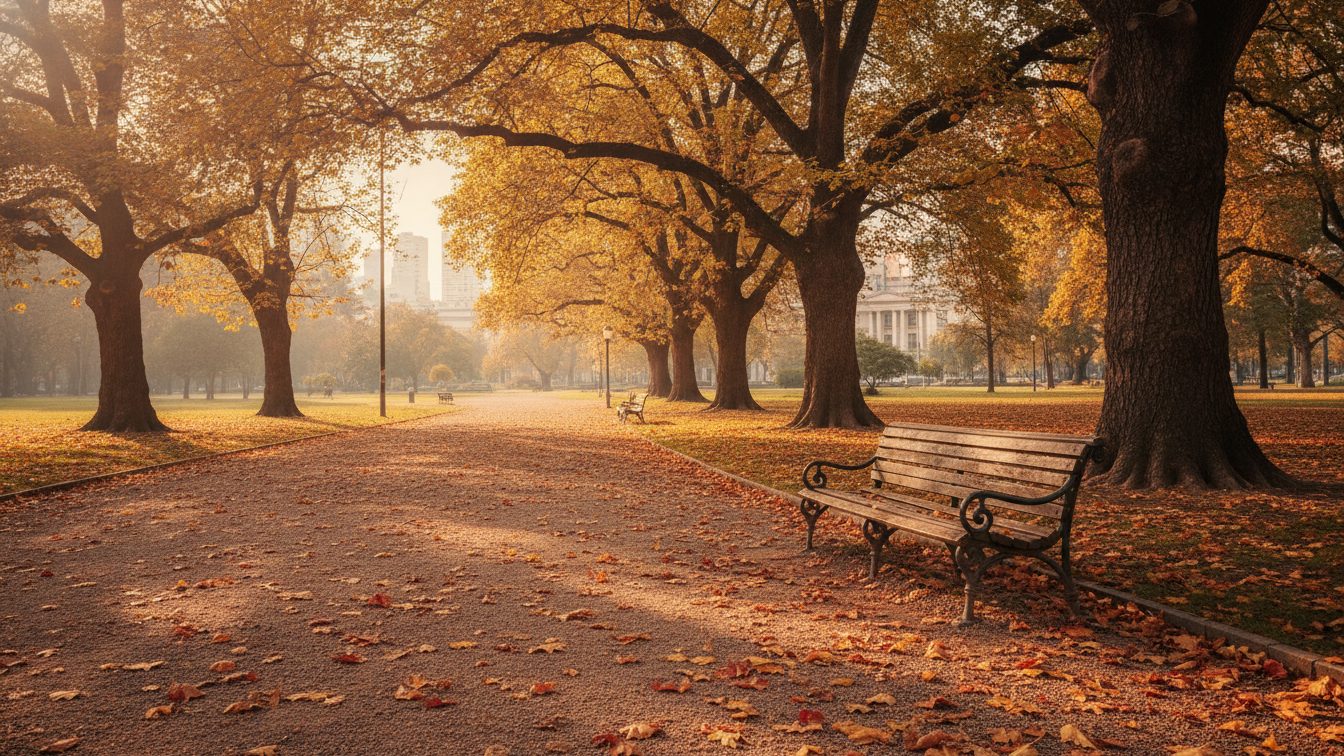 Imagen atmosférica que evoca el mundo de Parque Lezama